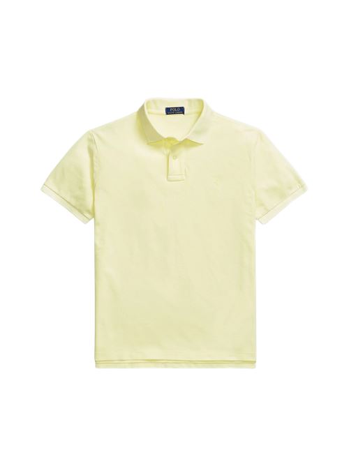 polo uomo custom slim cotone piquè lime POLO RALPH LAUREN | 710969626003